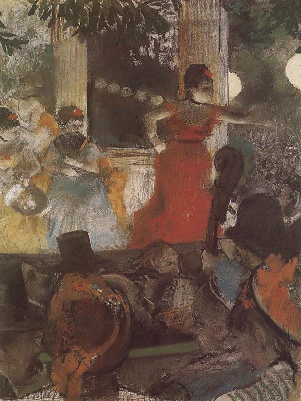 Edgar Degas The Concert in the cafe oil painting image